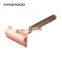 Double Edge Safety Razor with Long Natural Bamboo Handle High Quality