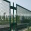 Anti-collision diamond-shaped expanded metal mesh fence for expressway