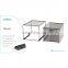 Multifunctional Black Stacking Wire Basket Lightweight Metal Organizer Rack Storage Basket with handle
