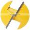 Woodworking 6 Shank Thin Flat Bottom Knife Slotting Tool for Edge Trimming Machine Engraving Electromechanical milling cutter