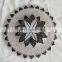 Decorative Woven Rattan Wall Basket Black and White Star Design WIcker Wall decoration Wholesale Vietnam Supplier