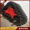 Retrofitting of large harvesters with anti sinking track chassis and anti slip measures