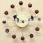 walnut Ball Clcok wall clock