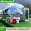 Customized Size Outdoor Glass Igloo Camping Geodesic Dome Tent