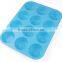 Top Quality Chocolate,Ice,Cake Mould Tray 12holes silicone chocolate cake ice tube tray baking