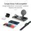 3in1 foldable  wireless charger Adjustable multifunctional stand fast charging station for Earphone Smart Watch and phone