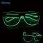 Party Decorations Customization Light up Dark Lens Sunglasses LED Party Glow Glasses