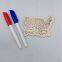 USA map wooden 3D