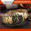 High Quality 3Atm Water Resistant Japan Movement Quartz Newest Golden Watch Men