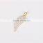 New arrival gold angel wing pendant necklace hip hop jewelry