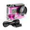 H8 4K WiFi Action Camera Waterproof 2 inch TFT LCD Screen DV Helmet Camcorder Sport Video dual screen action camera
