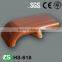 Wooden color aluminum plastic hospital hallway wall guard handrail