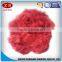 recycled polyester fiber tow with red color