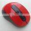 2016 hot selling mini good touch feeling computer laotop tablet red colour optical wireless mice