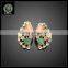 New arrival fashion wonderful luxury diamond colorful bridal artificial jewelry sets