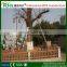 composite decking floor for construction site temporary fencing