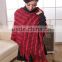 100% acrylic knitted poncho sweater manufacturer knit sweater