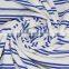 Rayon elastane fabric textile ,fashion stripe t shirt farbic