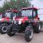 70 hp 4WD Farm Tractor with implements:front end loader,backhoe,log trailer with crane,dozer blade