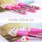 Plastic carton animal creative stationery ballpoint pen colorful cat for children study