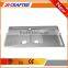 Factory wholesale 2 hole stainless steel double bowl drainboard sink