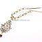 fashionable alloy crystal tassels shape hair ornament