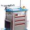 BK-815 ABS Medical Emergency Trolley Cart