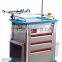 BK-815 ABS medical emergency trolley cart