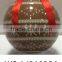 Plastic Snowflake Design Christmas Ball with Logo