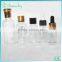 2015 5-100ml amber glass bottles apothecary potion liquid medicine bottles with silicone rubber cap stopper
