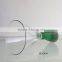 handmade green colour stem glass wine glass