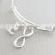 Custom Silver Initial Charm Bangle Infinity