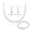 Wholesale Latest Design Fashion Necklaces Women Luxury Statement Diamond Jewelry Set SKJT0586