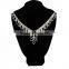 Hotsale Rhinestone neckline Applique Trim motif applique collar for apparel
