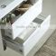 Fancy design 750mm glossy white bathroom vanity cabinet sets