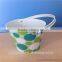 beautiful corlorful small tin bucket