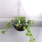 Artificial flowers hanging basket