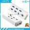 7-Port USB 3.0 Hub Portable Multi-Port USB 3.0 Desktop Hub Powered for iMac MacBook MacMini Windows