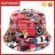 A-1489 Flat Printing Bucket Cap Travel Sun Bucket Hat Outdoor Travel Sun Hat