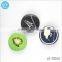 Custom printed tinplate fridge magnets round shape magnetic metal stickers