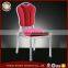 E-012 Silver Metal Frame Padded Restaurant Chairs Wholesale