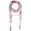 Fashion Romantic Rose Pattern Scarf,soft Polyster Scarf