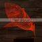 239-Shark Fish Living Shape 3d Optical Illusion Led Lamp Colorful Night Light Decor Desk Lamp Touching For Button
