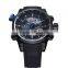 WEIDE 2015 high quality Men's Wristwatches design japan movement alloy case PU band fashion men's watch WH3401B