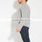O-Neck Charcoal Long Sleeve T-shirt Printed LongSleeve shirt
