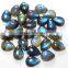 Natural Blue Fire Labradorite Pear Gemstone
