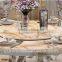 High Quality Dubai Fancy Round Rotating Marble Wedding Dining Table