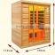 Europe Design Low EMF Carbon Infrared Wood Sauna with FSC Wood for Family Health Care(CE/RoHS)