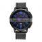2016 mens leather strap watch japan movt quartz watch stainless steel back waterproof