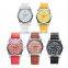2016 new design watch brand name flower ladies wrist watch leather women fashion watch